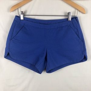 NWOT Lilly Pulitzer 'Callahan' Textured Shorts | Bomber Blue | Size 00